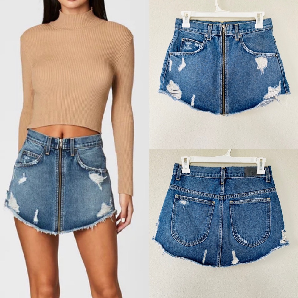 Carmar Beatrice Zip Front Skirt